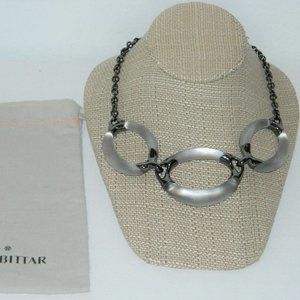 Alexis Bittar Reversible Acrylic Choker  Necklace